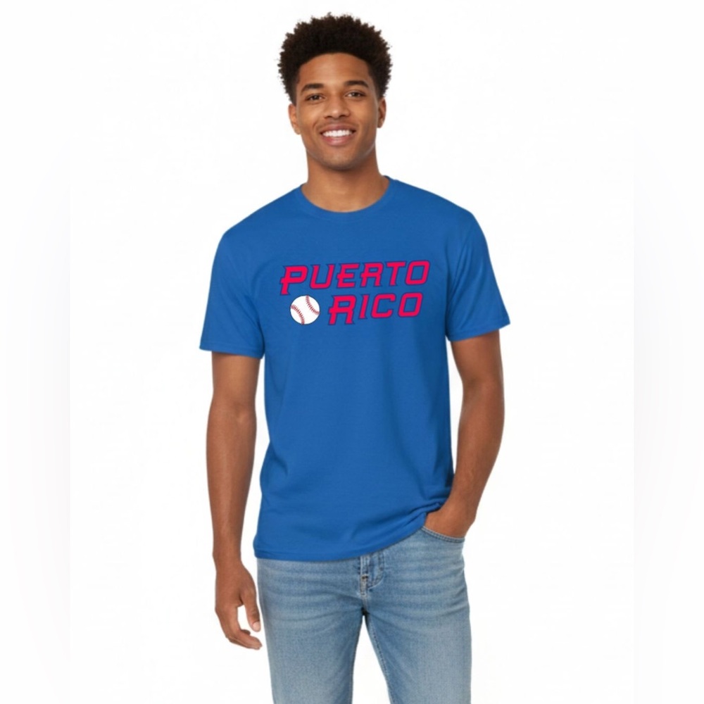 Puerto Rico Baseball Graphic T-Shirt
